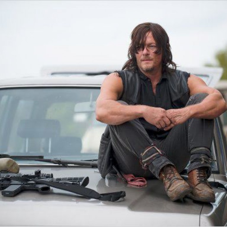 The Walking Dead Norman Reedus était Mannequin Pour Prada