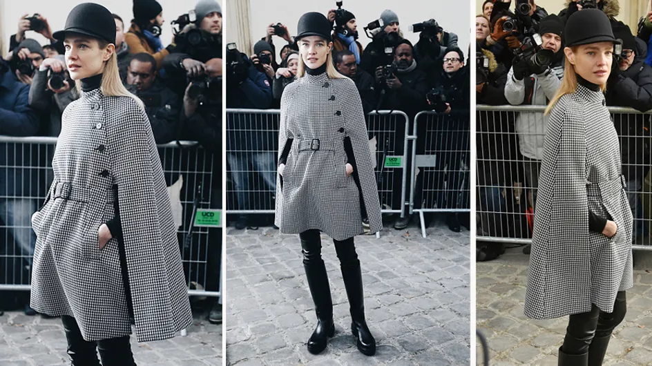 Natalia Vodianova a lo Sherlock Holmes, peor look de la semana