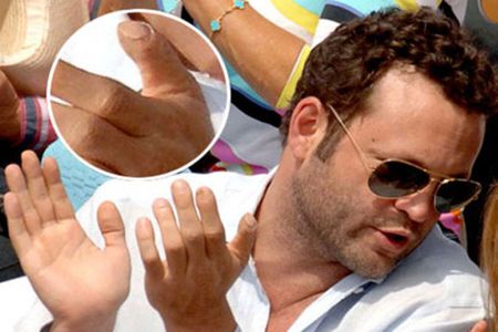 Los dedos de Vince Vaughn
