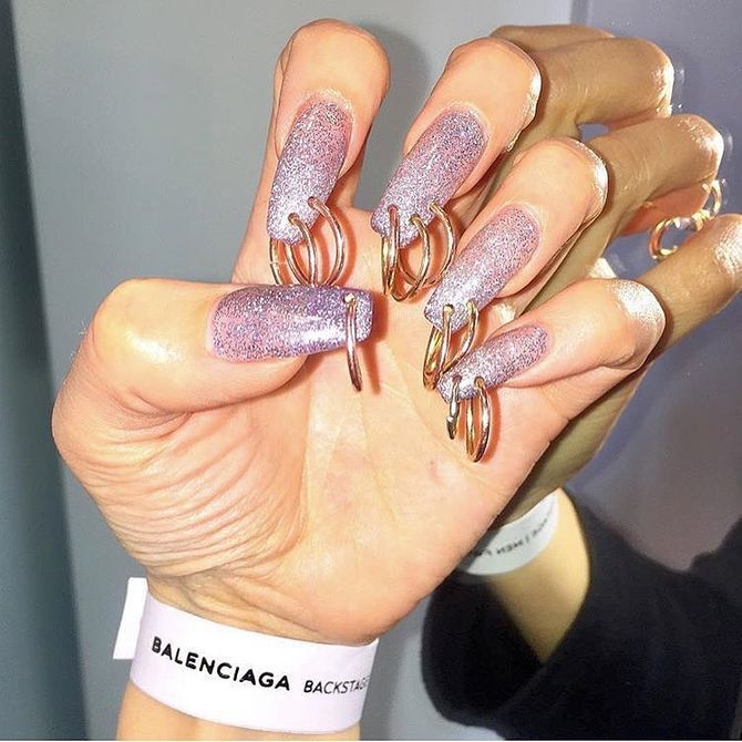 Pierced nails