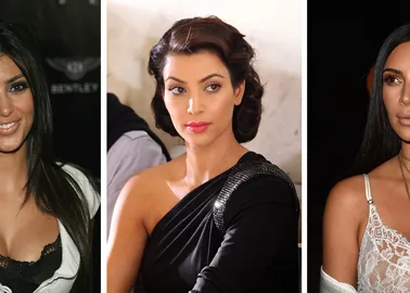 Black Hairy Pussy Kim Kardashian - Kim Kardashian's Beauty Metamorphosi