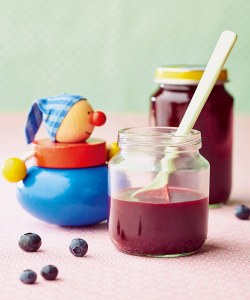 Babybrei aus dem Thermomix: Rezept für Blaubeer-Apfel-Pürree