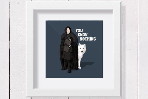Lamina en diferentes tamaños Jon Snow
