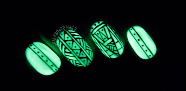 Manicura fluorescente