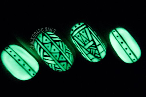 Manicura fluorescente