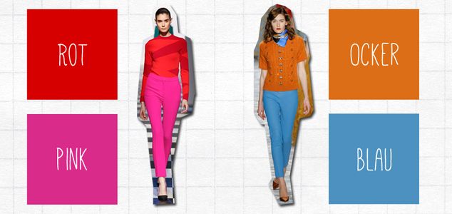 Color Blocking 2017: Diese Farbkombis sind in