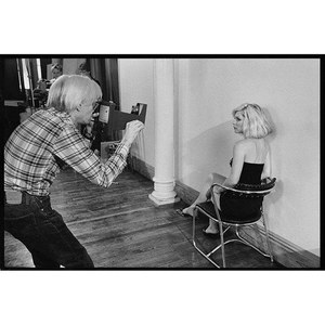 Andy Warhol y Debbie Harry