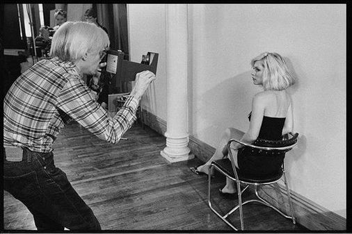Andy Warhol y Debbie Harry