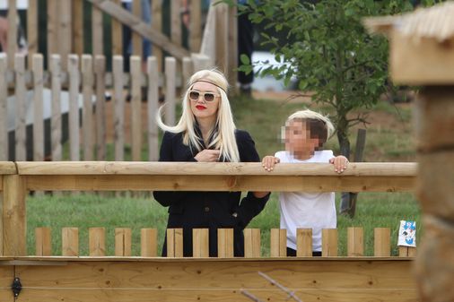 Gwen Stefani con su hijo
