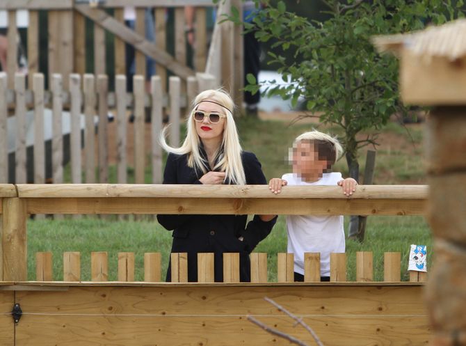 Gwen Stefani con su hijo