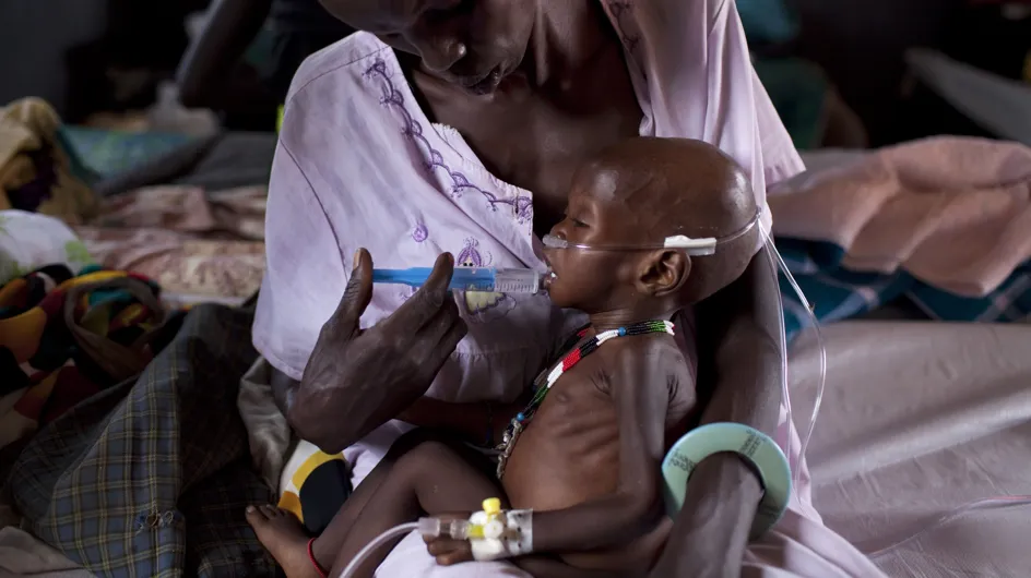 Pendant ce temps-là, les enfants meurent de faim au Sud-Soudan (Photos)