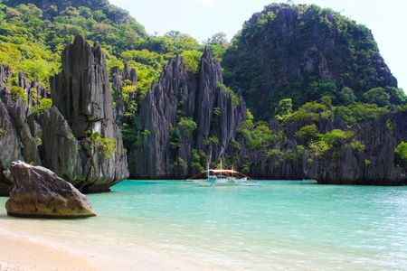 Playa de Coron, en las Islas Filipinas