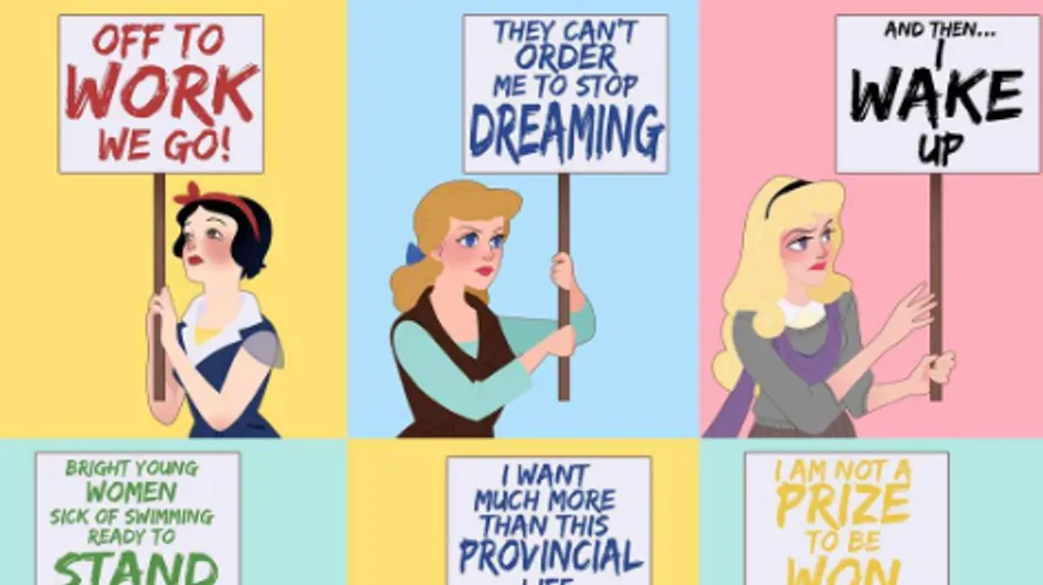 Journée des femmes : Les princesses Disney se mobilisent aussi ! (Photos)