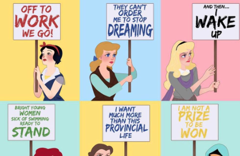 Les Princesses Disney Se Mobilisent Pour Les Droits Des Femmes