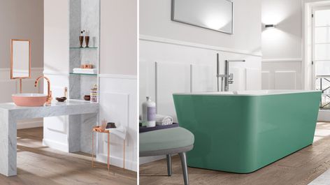 Mut zur Farbe: Bunte Badezimmer sind DER Wohntrend 2017!