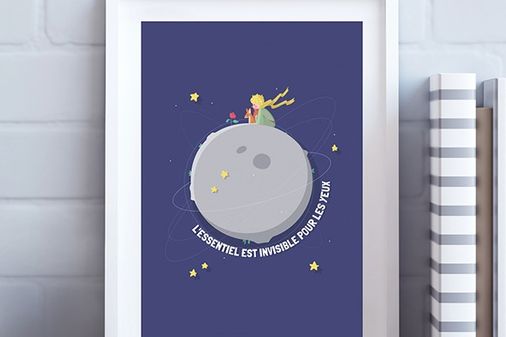 Lámina de El Principito