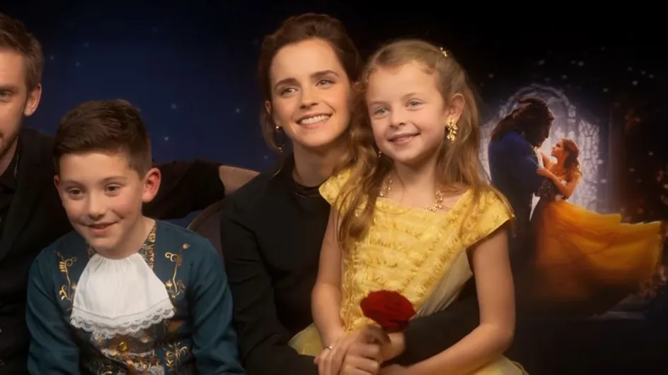 Cette interview d’Emma Watson et Dan Stevens par mini Belle et mini Bête va vous faire craquer à coup sûr ! (Vidéo)