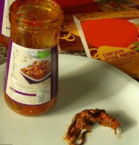 Un cuerpo extraño en un cuerpo de curry