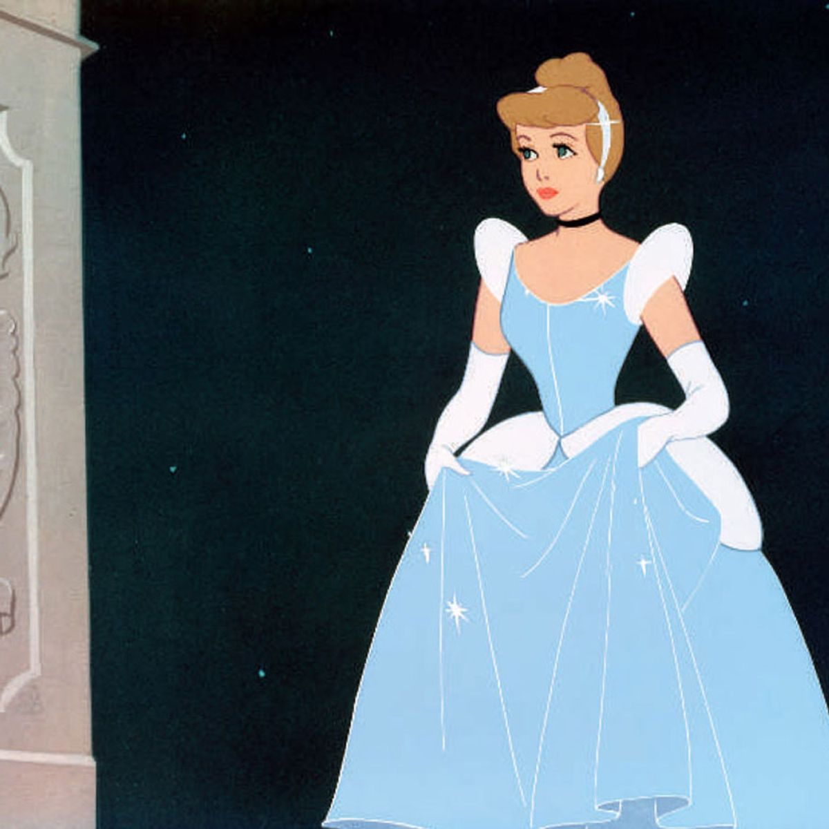 Princesas Disney vestido azul