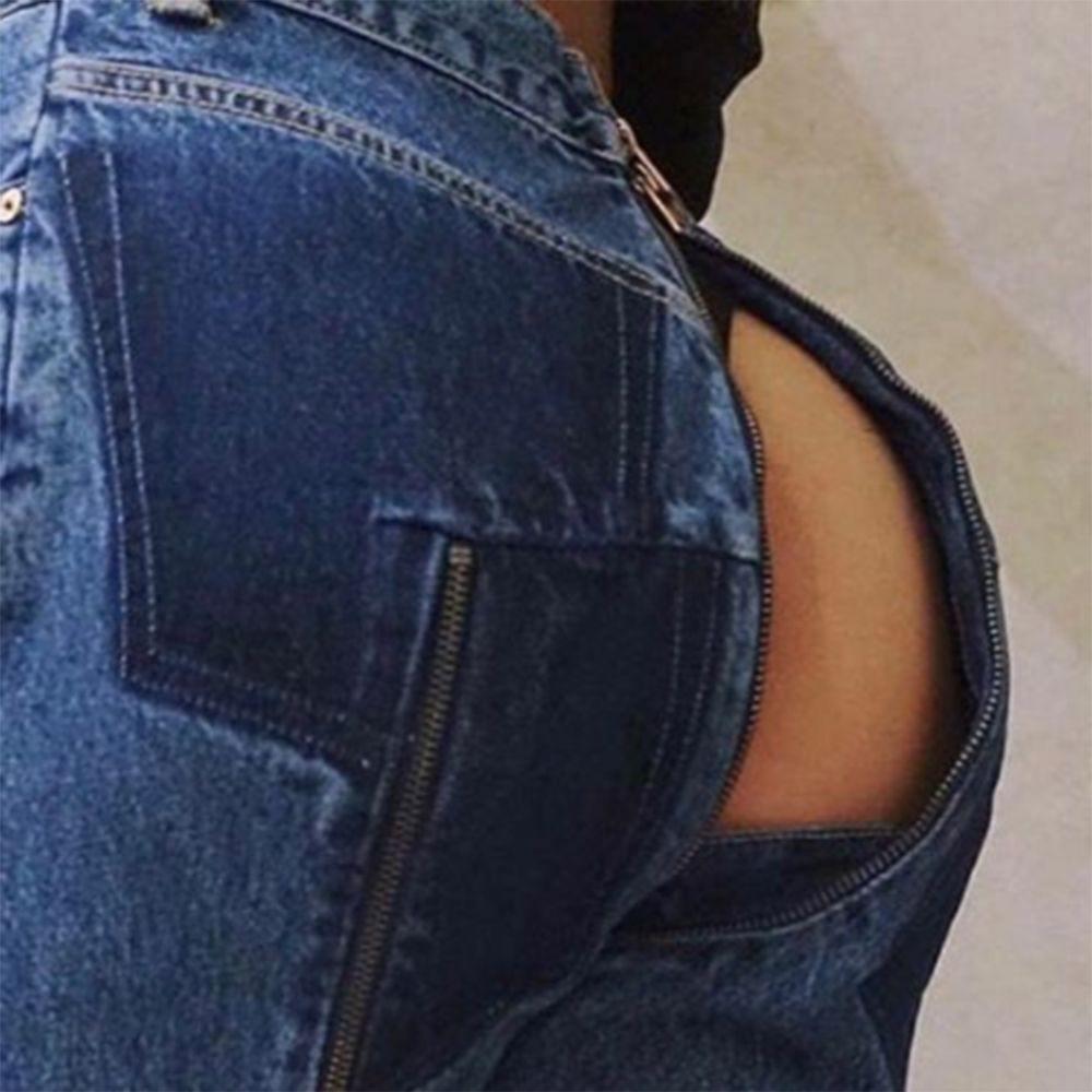 These Vetements Jeans Have A Window To Your Butt
