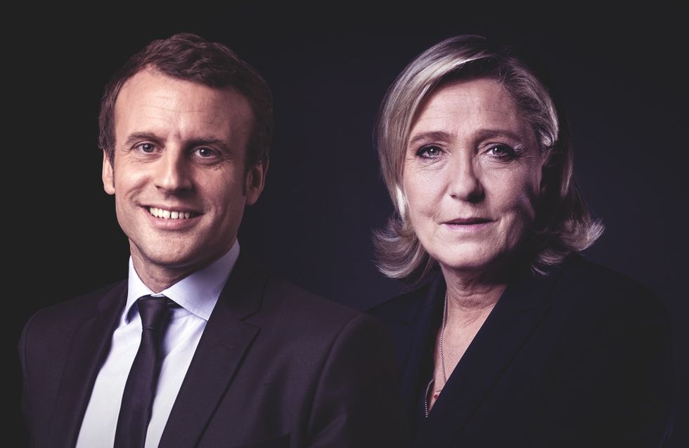 Emmanuel Macron Et Marine Le Pen: Vainqueurs Du Premier Tour