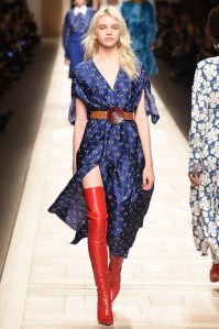 Bota vermelha - Fendi fall-2017