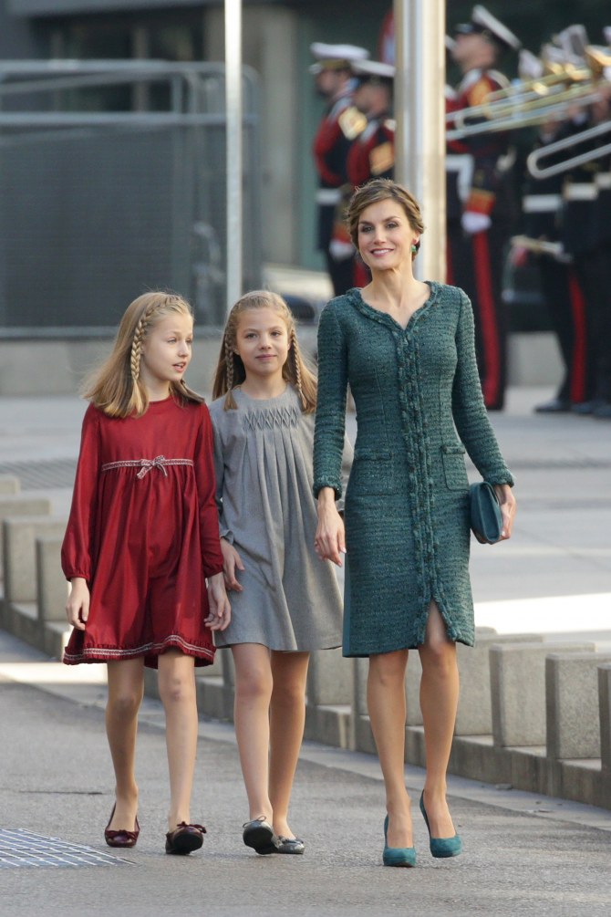 Letizia y sus hijas