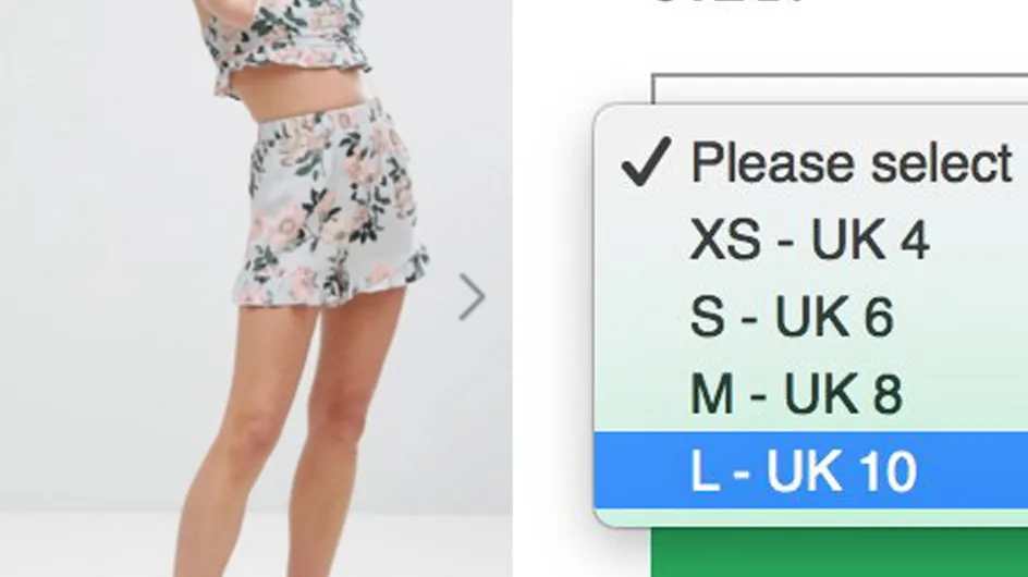 ASOS Lists Size 10 Shorts As Large, Gets Rightfully Trolled