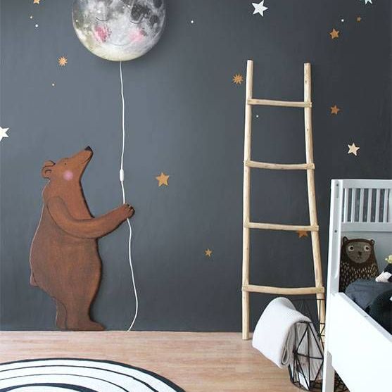 Idée décoration chambre enfant et bébé. Cadre mural animaux colores!