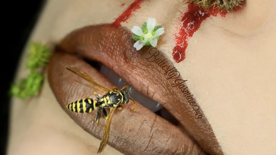 This Woman Used Live Insects In Her Lip Art And The Internet Is Not Happy
