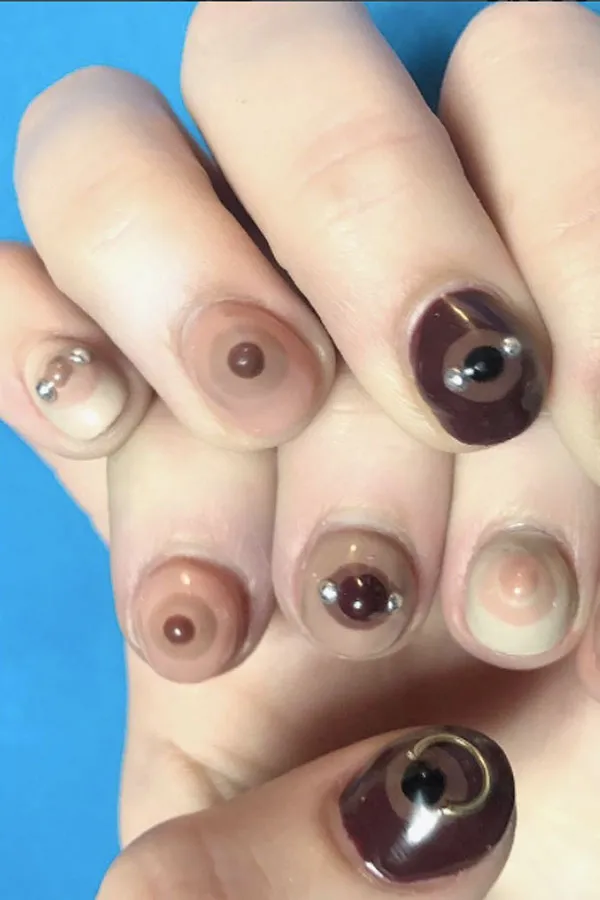 Snow globe nails are the newest weird and wonderful manicure trend