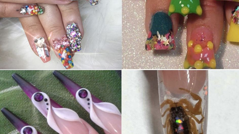 19 Of The Weirdest Nail Art Trends Ever