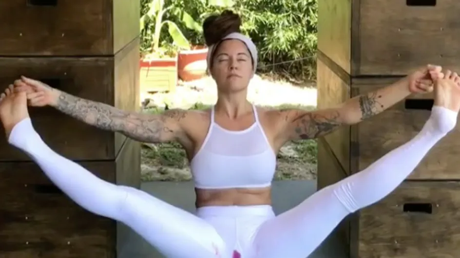 "Soy mujer, luego sangro", el potente lema de esta profesora de yoga