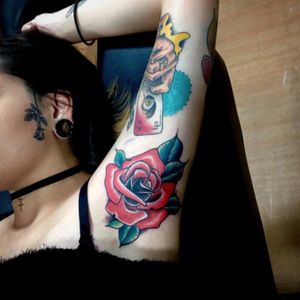 Armpit tattoo