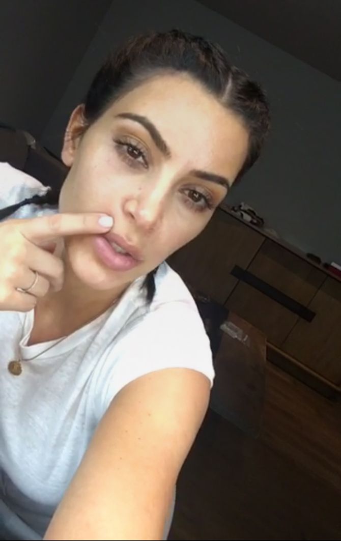 Kim Kardashian S Affiche Sans Maquillage Aucun Voici Ce Que A Donne