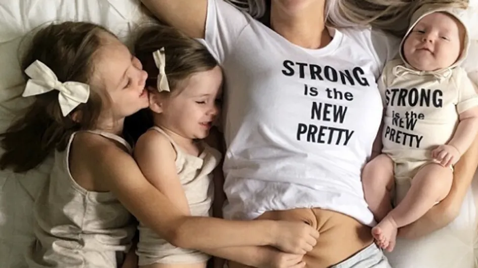 This Woman Posts 'Unflattering' Pic To Show Her Daughters Why She Loves Her 'Bubblegum Belly'