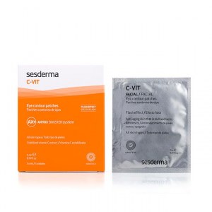 C- Vit Parches efecto flash contorno de ojos