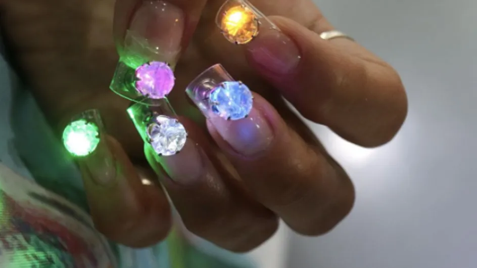 LED Disco Nails Are Here To Make Your Mani Lit