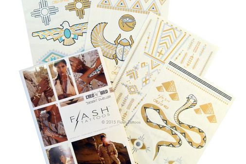 Flash-Tattoos gibt es mit ganz unterschiedlichen Motiven