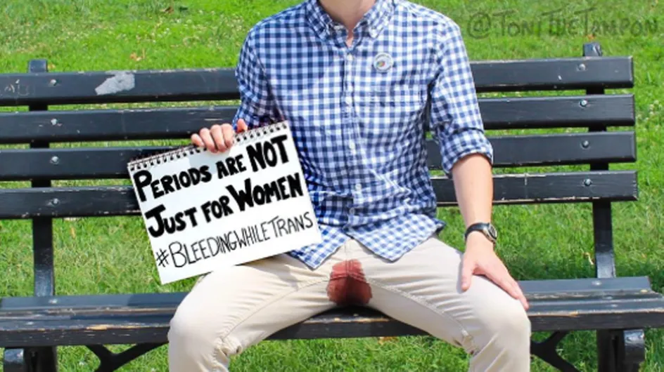 Transgender Activist Bleeds Through Trousers In Public To Prove 'Men Have Periods Too'
