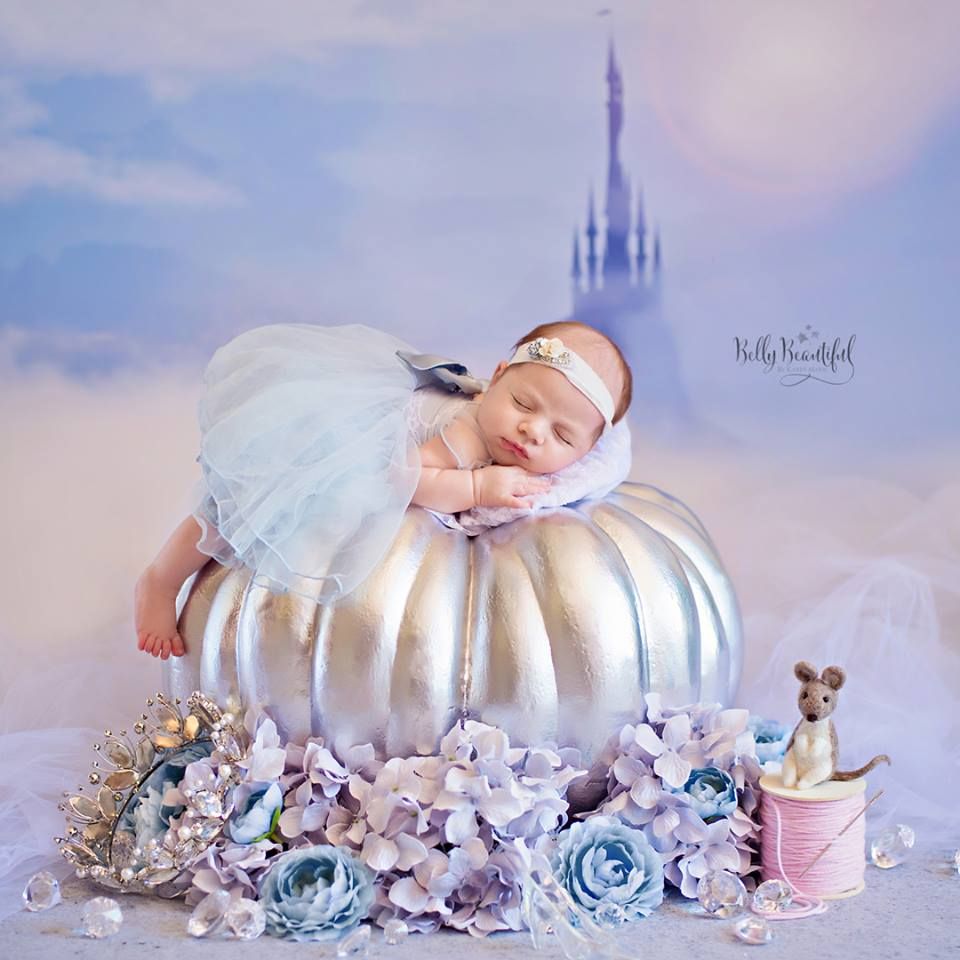 Des Nouveau Nees Prises En Photos Deguisees En Princesses Disney