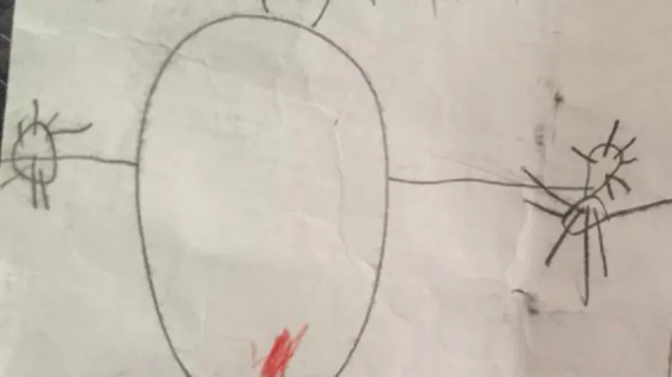 Five-year-old Boy Drew A Picture Of His Mum On Her Period And He Deserves A Medal