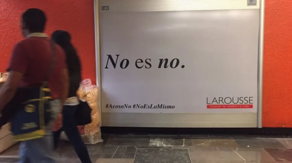 Esta campaña contra el acoso en el metro de México es brillante
