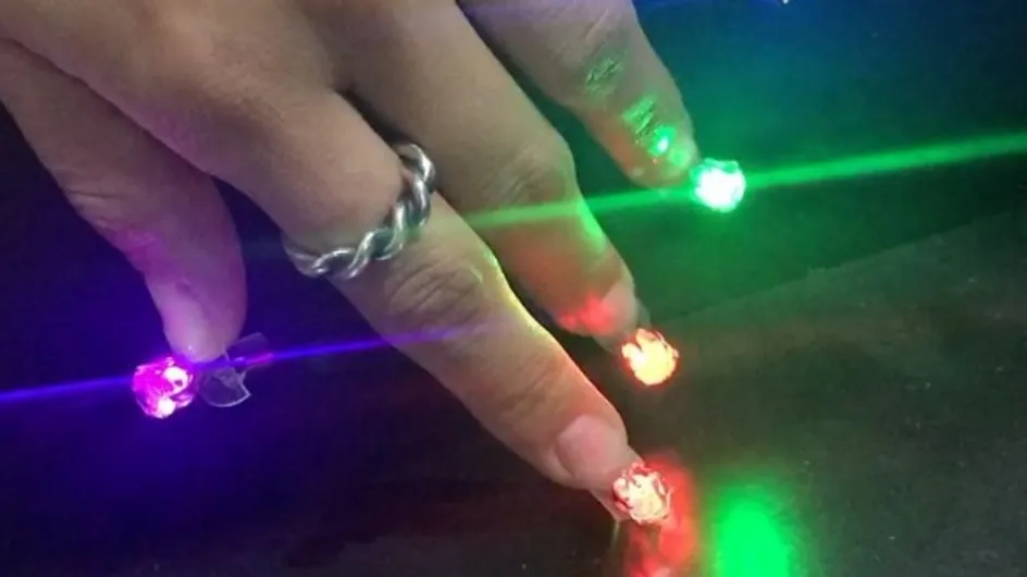These LED Pierced Disco Nails Will Guarantee You Slay All Day