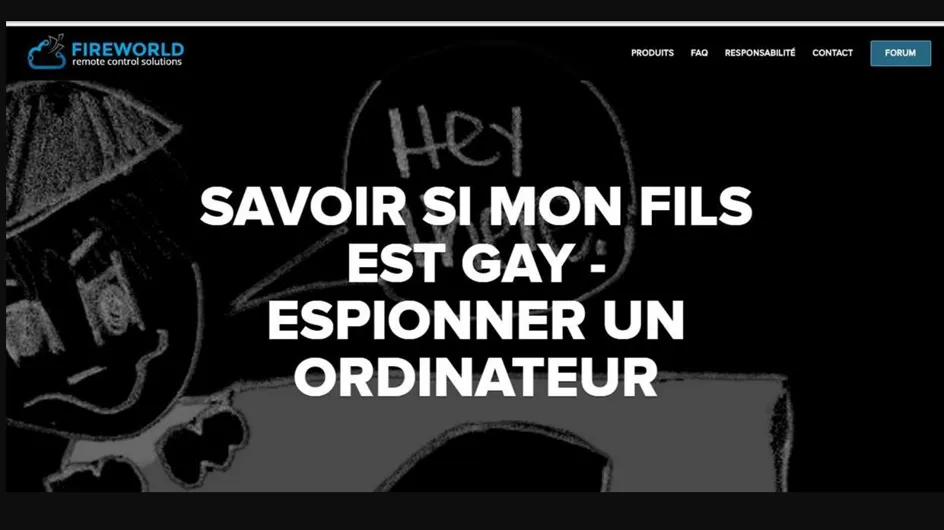 “Mon fils est-il gay ?” l'éditeur de logiciels espions fait dans l'homophobie et scandalise