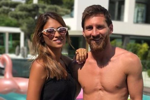 Leo Messi y Antonella