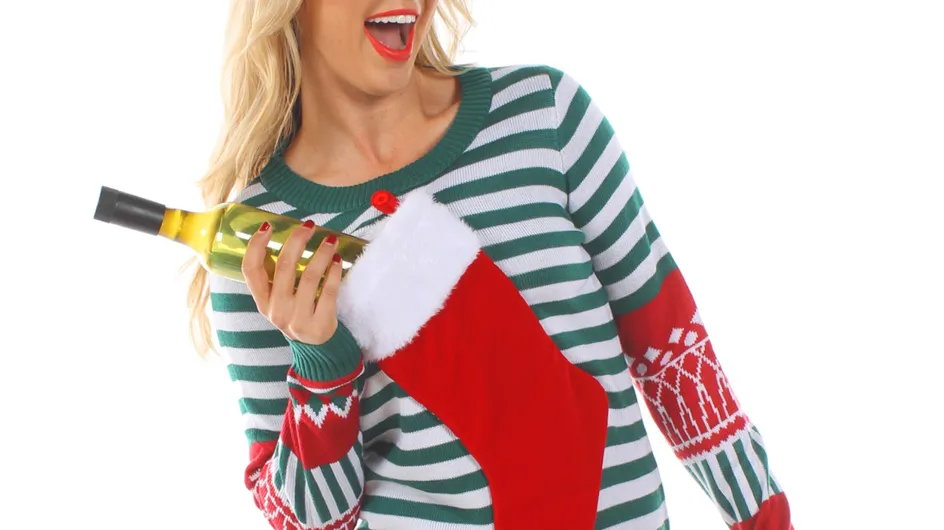 This Wine-Holding Christmas Jumper Should Be At The Top Of Your List