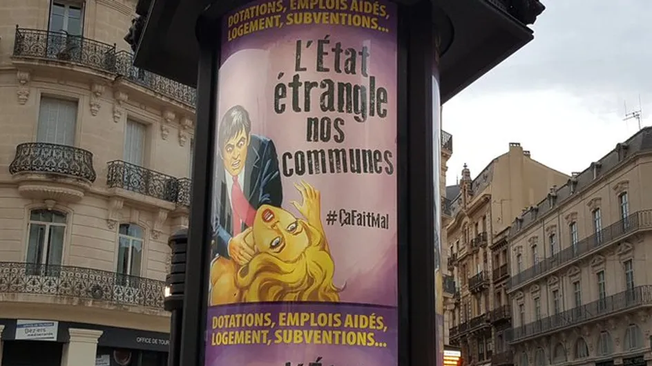 La nouvelle campagne scandaleuse du maire de Béziers prône les violences conjugales