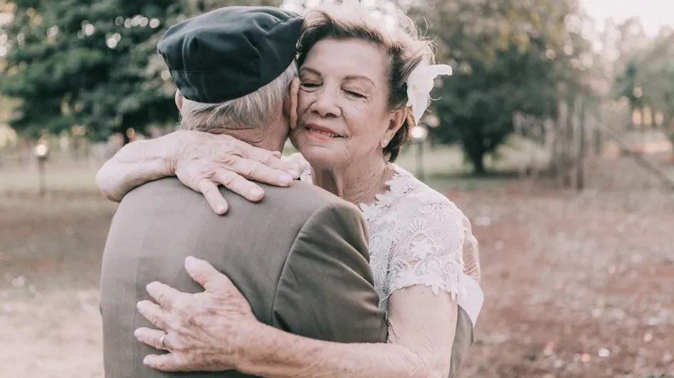 60 años después consiguen hacer su reportaje de boda y las fotos son entrañables