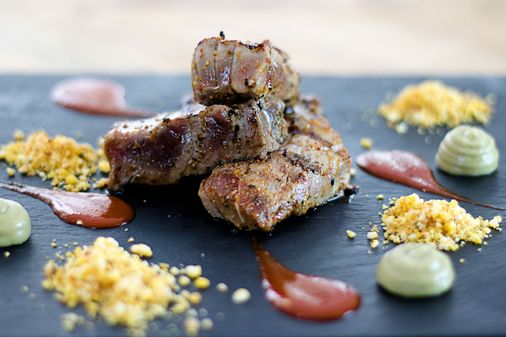 Atún picante a la parrilla